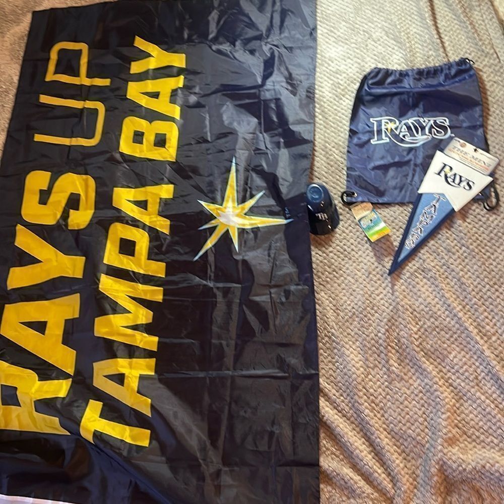 Tampa Bay rays flag collectors bundle